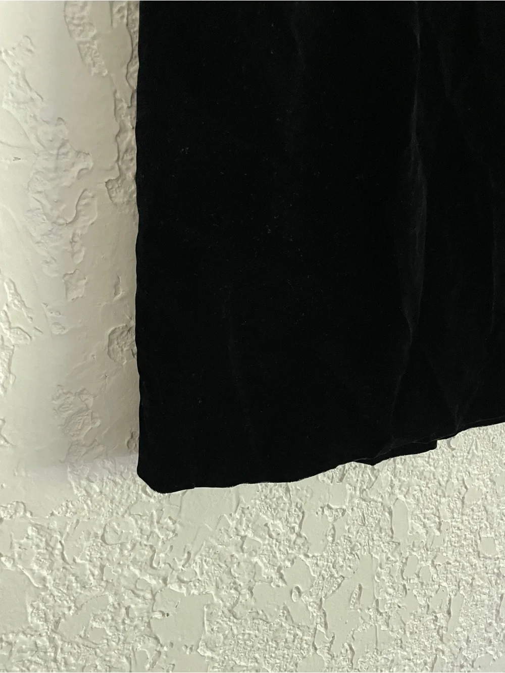 Ralph Lauren RARE Vintage 80s Black Velvet Skirt - 10 - Picture 2 of 6